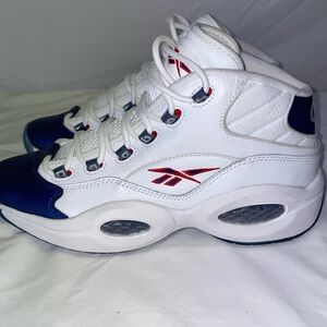 Reebok Kids White and Navy Sneakers